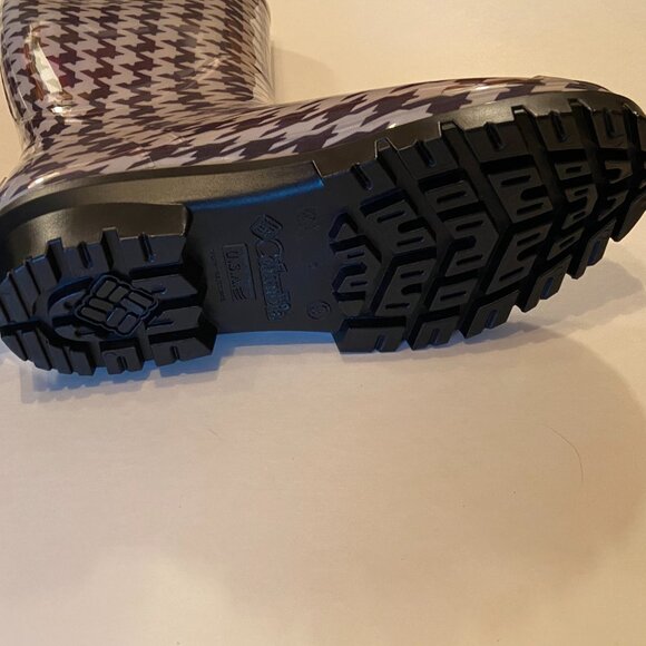Columbia Rain Boots, Houndstooth size 9 - Picture 5 of 7